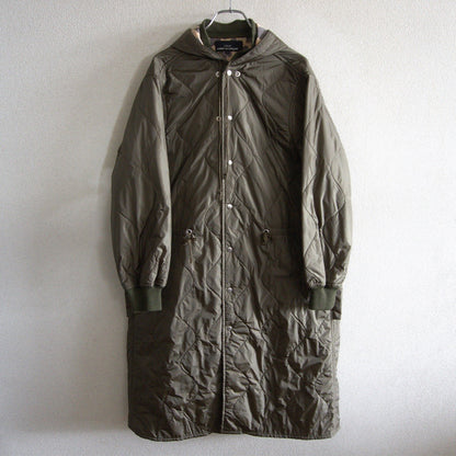 COMME des GARCONS 19AW Long Quilted Hood Jacket Size M