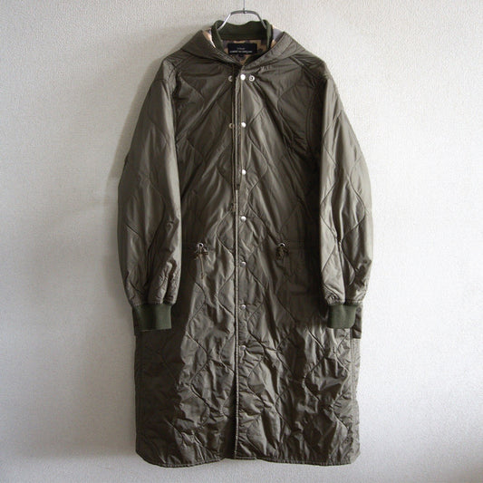 COMME des GARCONS 19AW Long Quilted Hood Jacket Size M