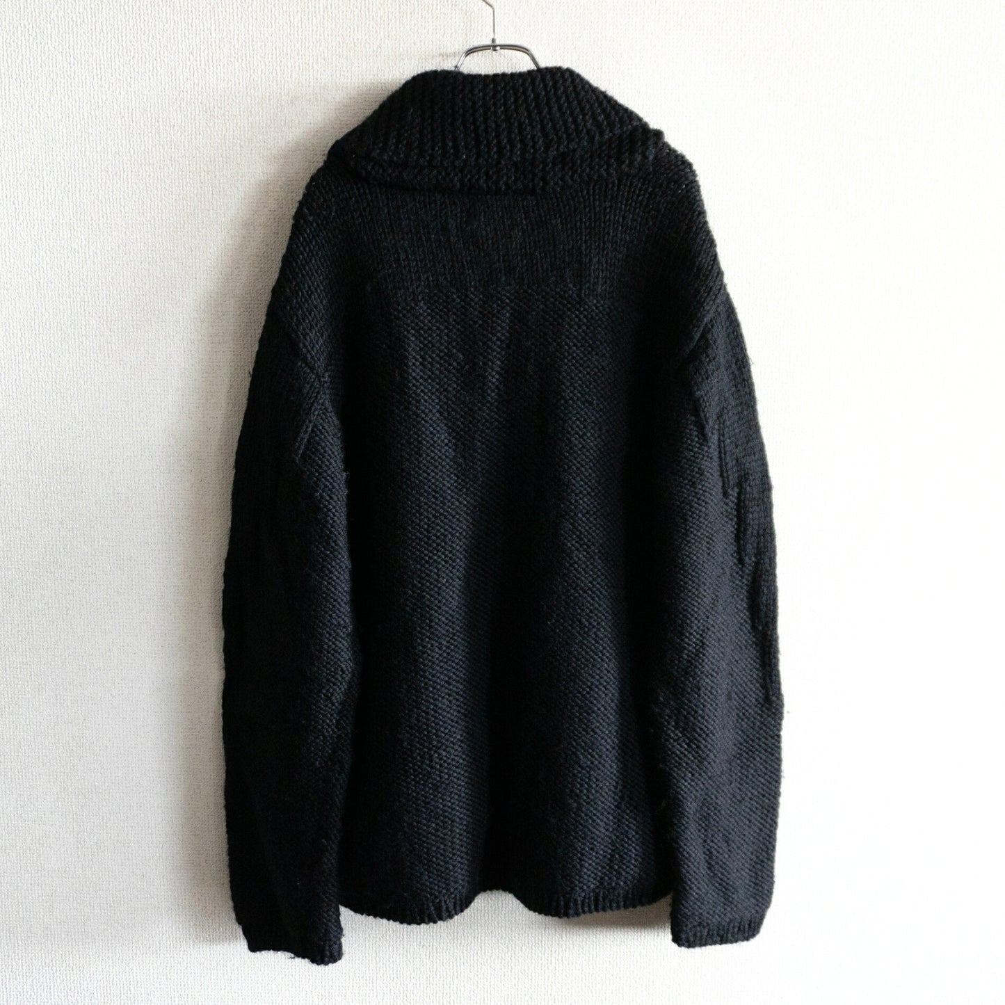Yohji Yamamoto POUR HOMME Black Cardigan Sweater Size 3