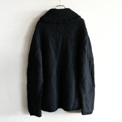 Yohji Yamamoto POUR HOMME Black Cardigan Sweater Size 3
