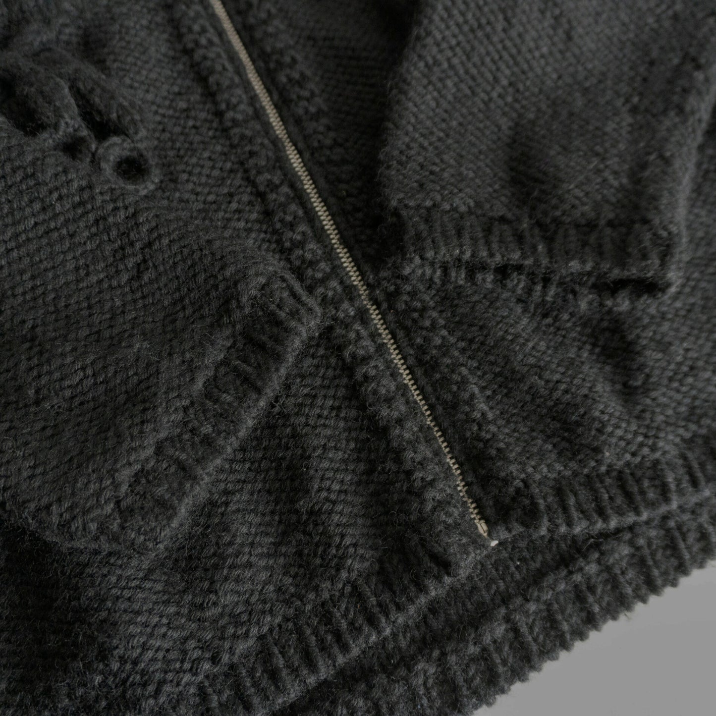 Yohji Yamamoto POUR HOMME Black Cardigan Sweater Size 3