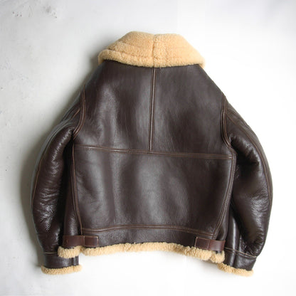 EASTMAN LEATHER CLOTHING B-3 Shearling Flight Jacket Size 40