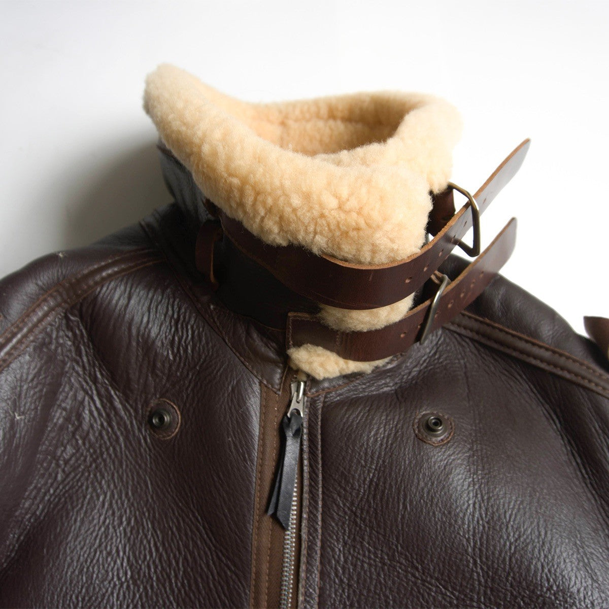 EASTMAN LEATHER CLOTHING B-3 Shearling Flight Jacket Size 40