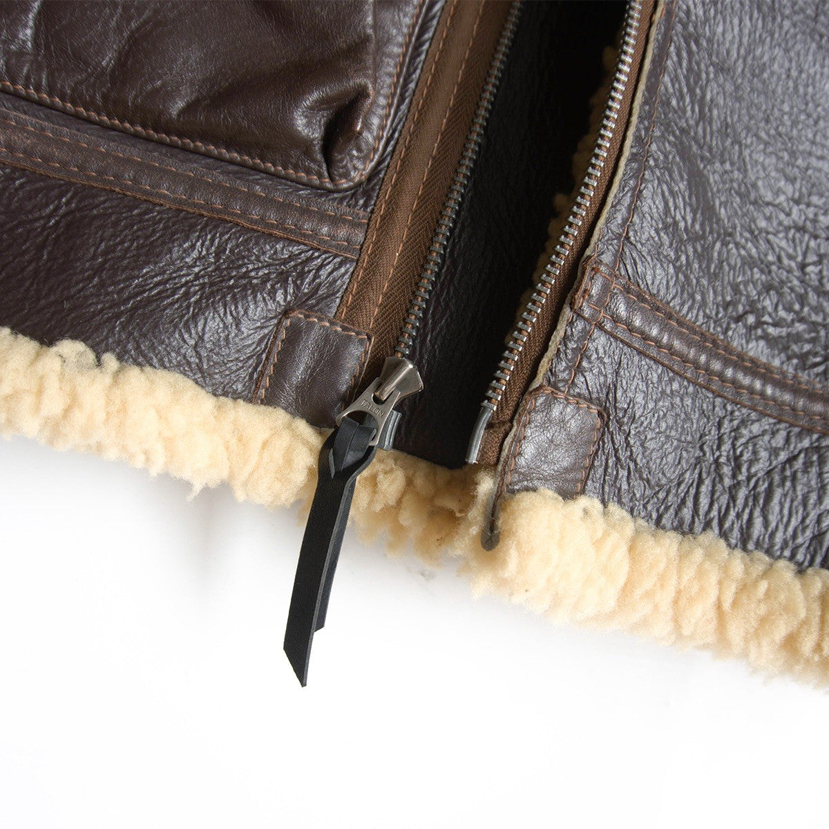 EASTMAN LEATHER CLOTHING B-3 Shearling Flight Jacket Size 40