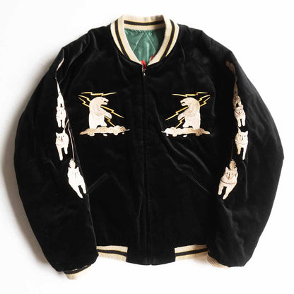 TAILOR TOYO TT15175 Embroidered Reversible Sukajan Jacket Size XL