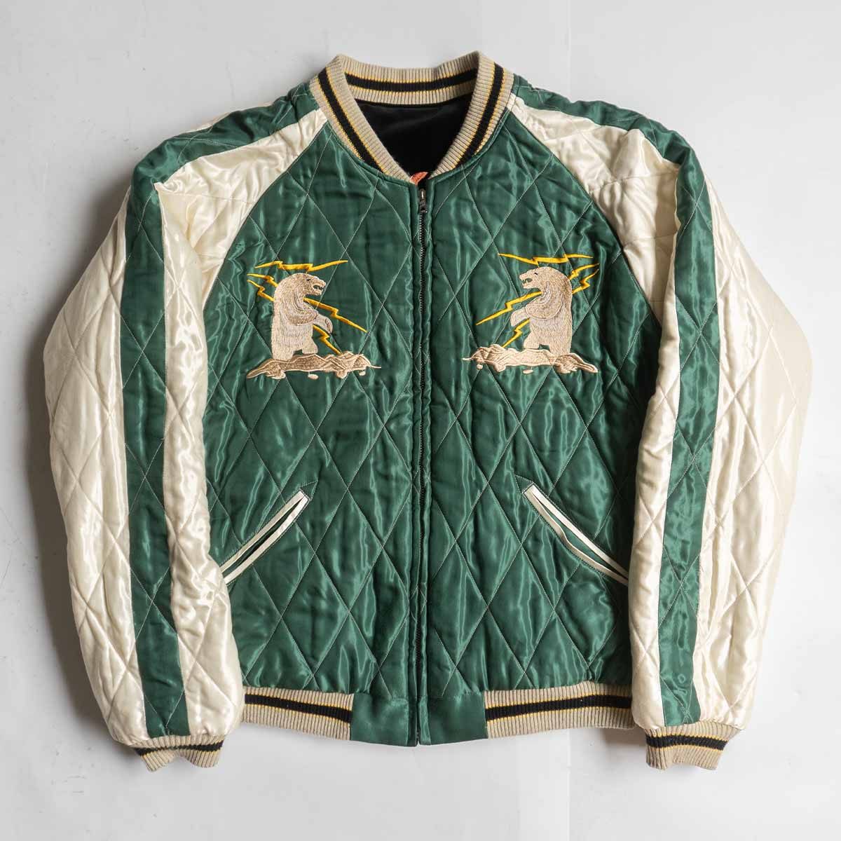 TAILOR TOYO TT15175 Embroidered Reversible Sukajan Jacket Size XL