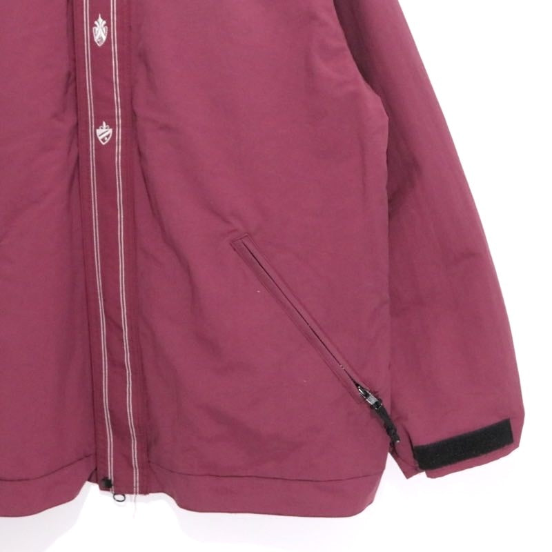 KIKWEAR 90s 00s Y2K Double Zip Nylon Jacket Purple Size XXL