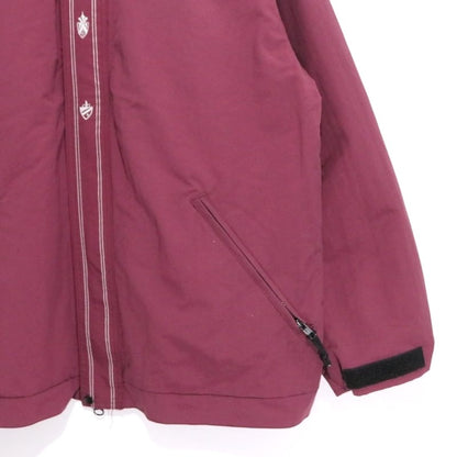 KIKWEAR 90s 00s Y2K Double Zip Nylon Jacket Purple Size XXL