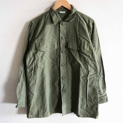 Dead Stock 60s US ARMY OG-107 Cotton Utility Shirt Size 16