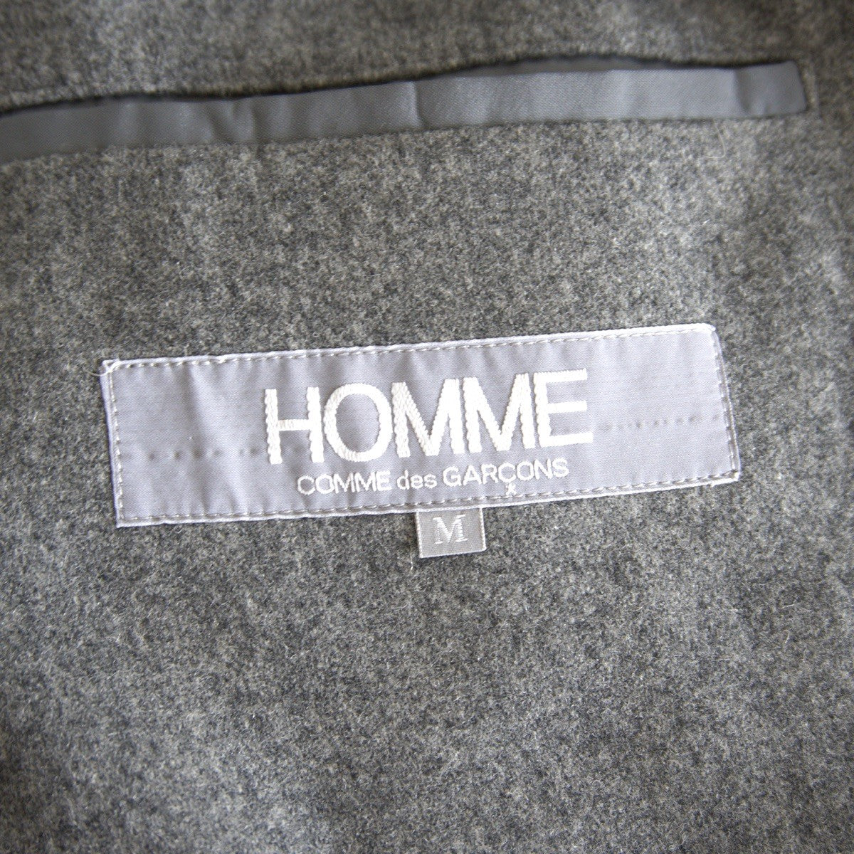 COMME des GARCONS HOMME 80s Wool Tailored Jacket Gray