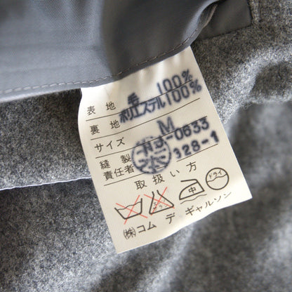COMME des GARCONS HOMME 80s Wool Tailored Jacket Gray