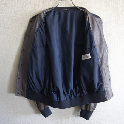 Maison Martin Margiela 14SS Pleated Bomber Jacket Size 44