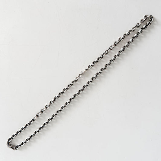 CHROME HEARTS Paper Chain Silver Necklace Size ONE SIZE