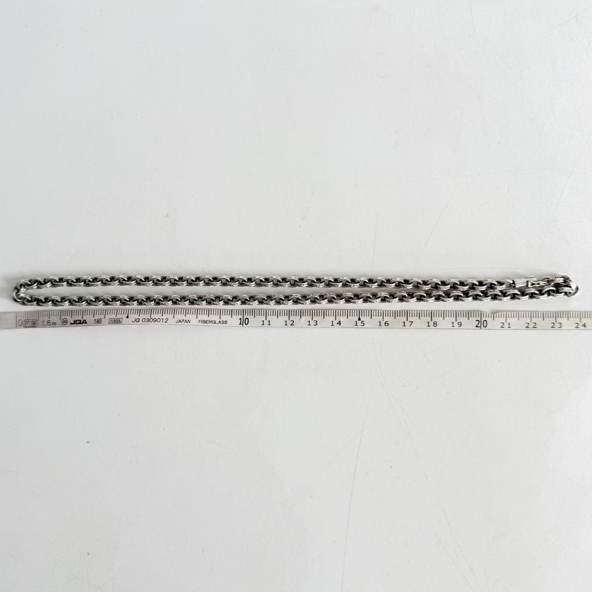 CHROME HEARTS Paper Chain Silver Necklace Size ONE SIZE