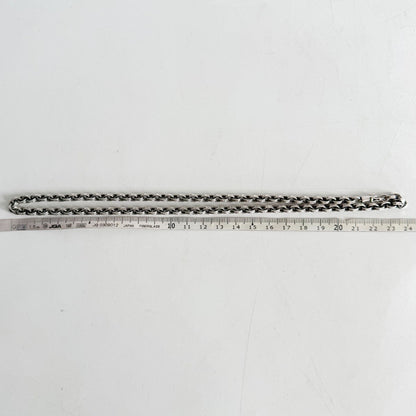 CHROME HEARTS Paper Chain Silver Necklace Size ONE SIZE