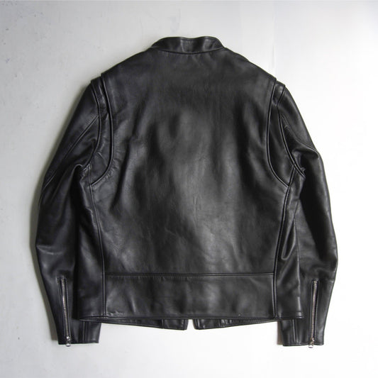SCHOTT 641XX Single Rider Leather Jacket Black Size 42