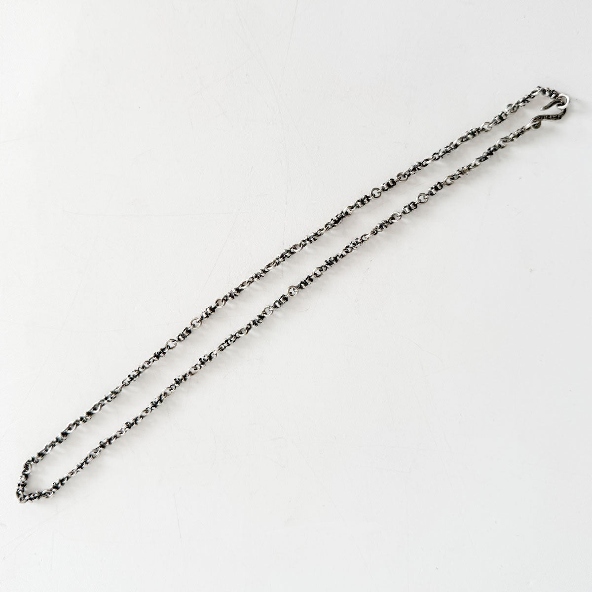 ROYAL ORDER TINY-C-CHAIN 925 Silver Necklace Size ONE SIZE