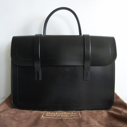 Rutherfords Bridle Leather Music Case Black Size ONE SIZE