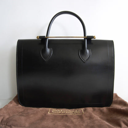 Rutherfords Bridle Leather Music Case Black Size ONE SIZE