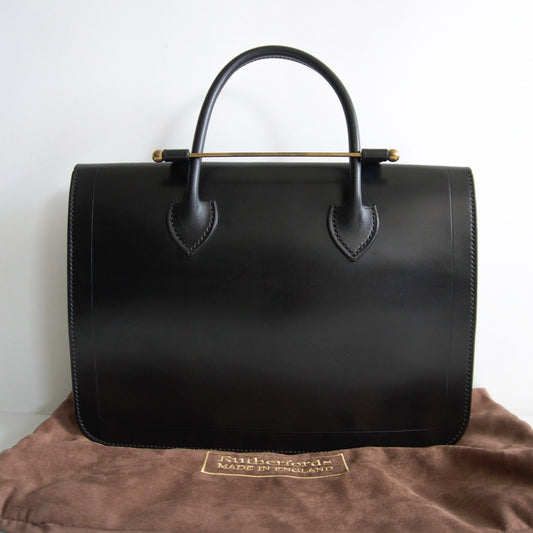 Rutherfords Bridle Leather Music Case Black Size ONE SIZE