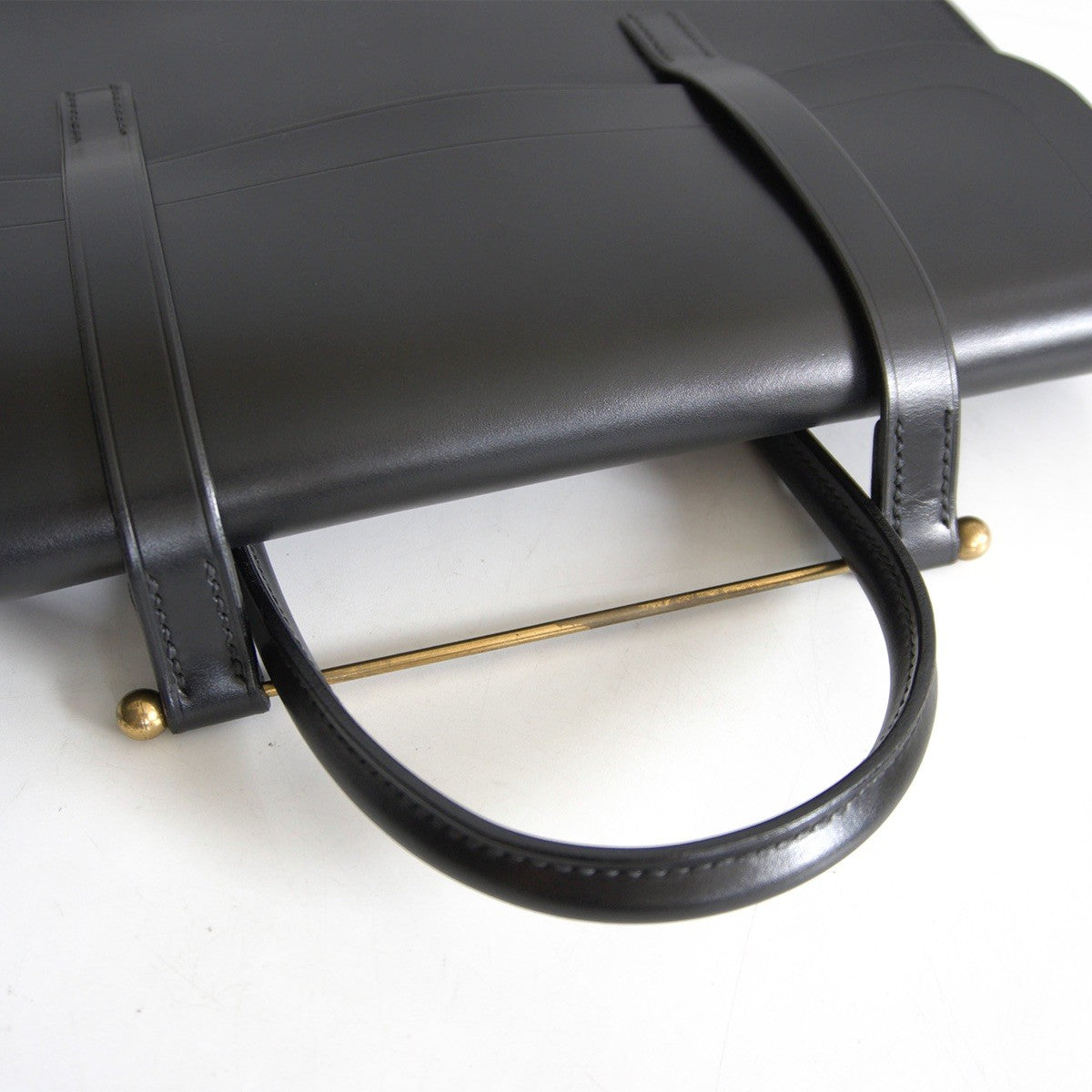 Rutherfords Bridle Leather Music Case Black Size ONE SIZE