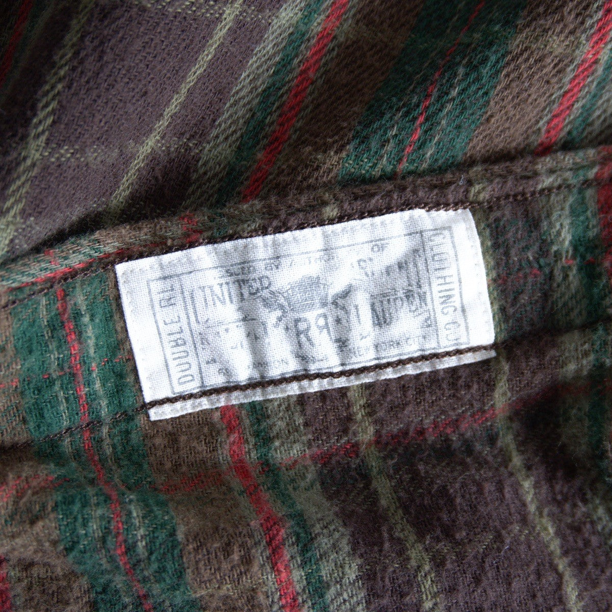 RRL Vintage Flannel Shirt Size S