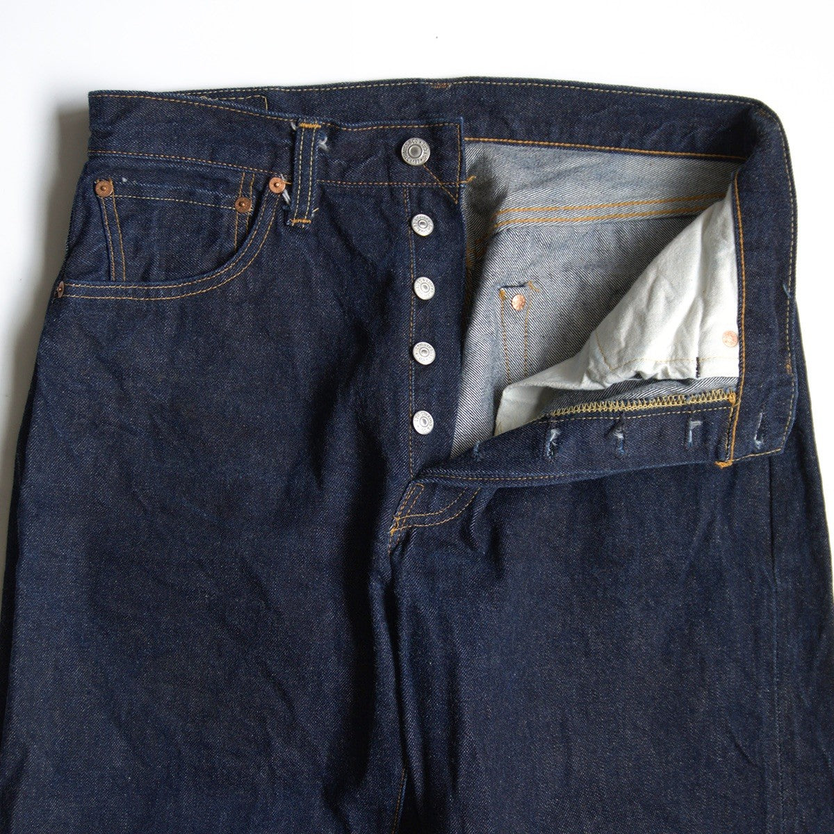 LEVI'S 501XX Big E Valencia Dark Wash Jeans Size 32×36