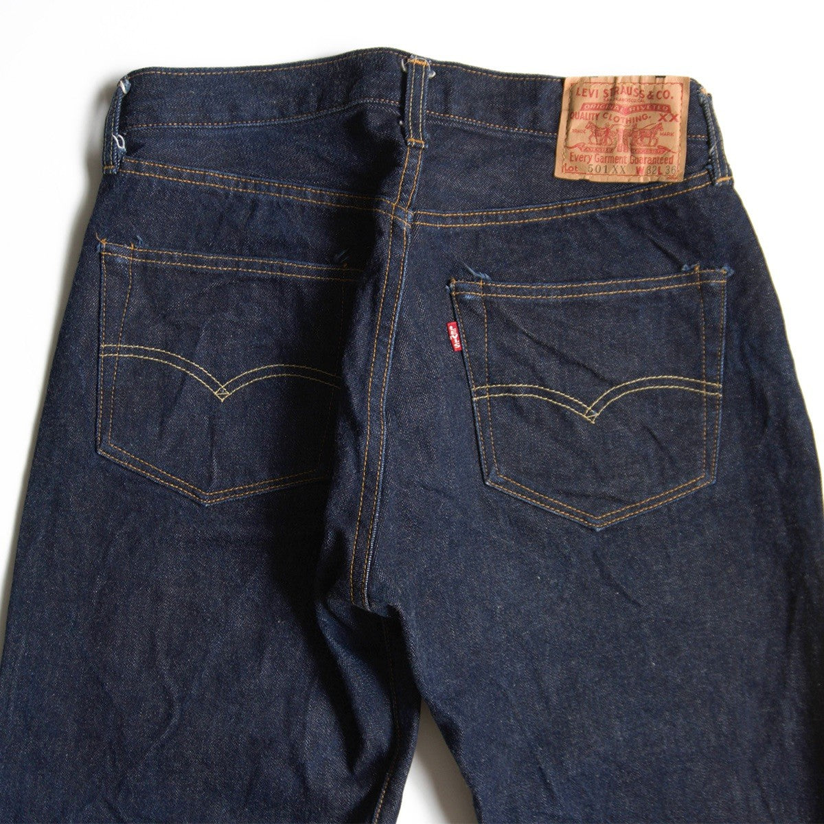 LEVI'S 501XX Big E Valencia Dark Wash Jeans Size 32×36