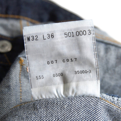 LEVI'S 501XX Big E Valencia Dark Wash Jeans Size 32×36