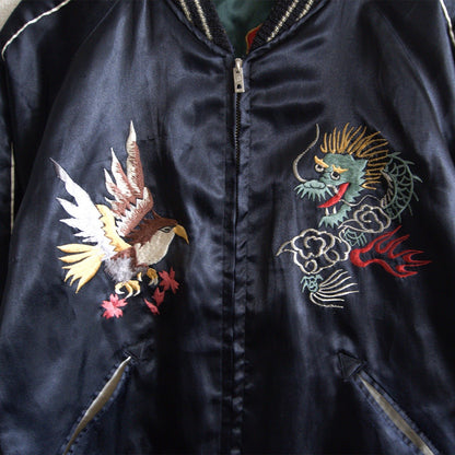 TAILOR TOYO Reversible Embroidered Souvenir Jacket Size M