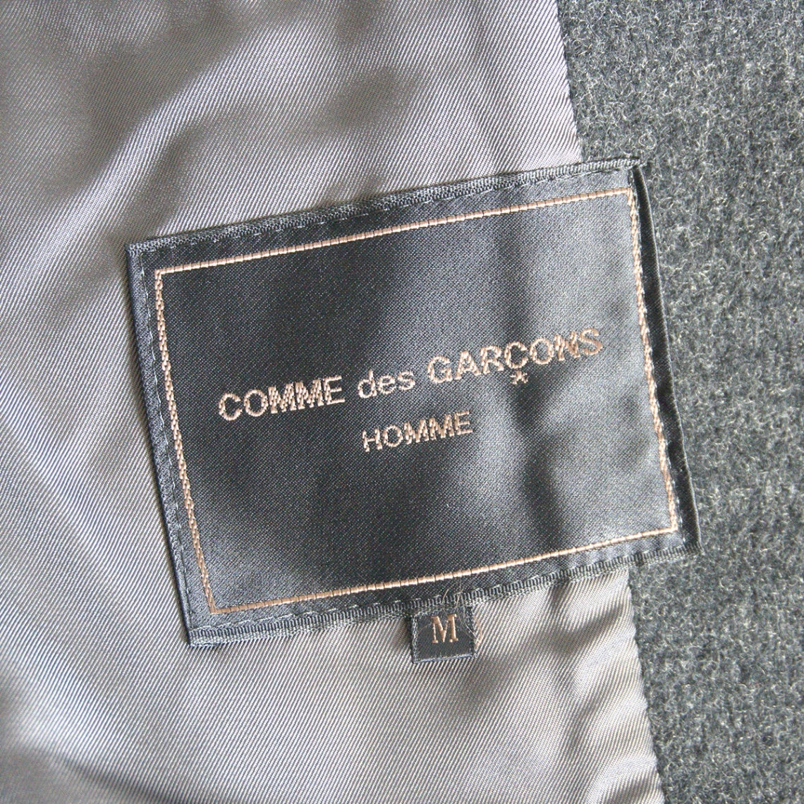 COMME des GARCONS HOMME 80s Archive Wool Chester Coat Size M