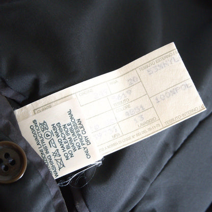 ARMANI COLLEZION Black Padded Balmacaan Coat Size 48