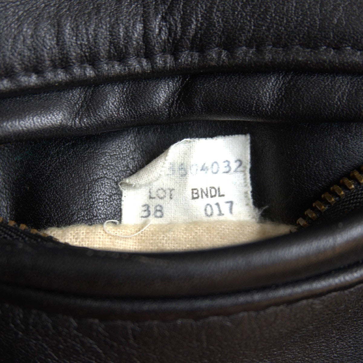 SCHOTT AT101 Collared Single Rider Leather Jacket Size 38