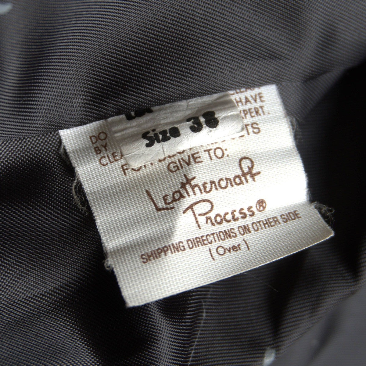 SCHOTT AT101 Collared Single Rider Leather Jacket Size 38