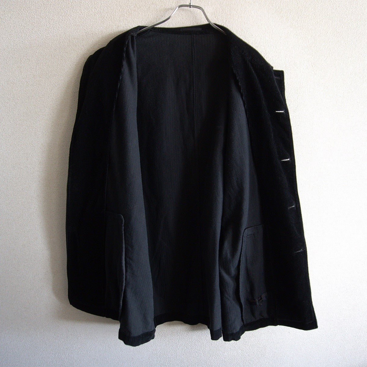 COMME des GARCONS HOMME 90s Black Corduroy Jacket Size M