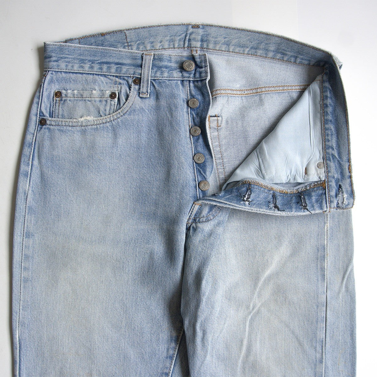LEVI'S Vintage 501 66 Late Red Tab Denim Jeans Size 33×36