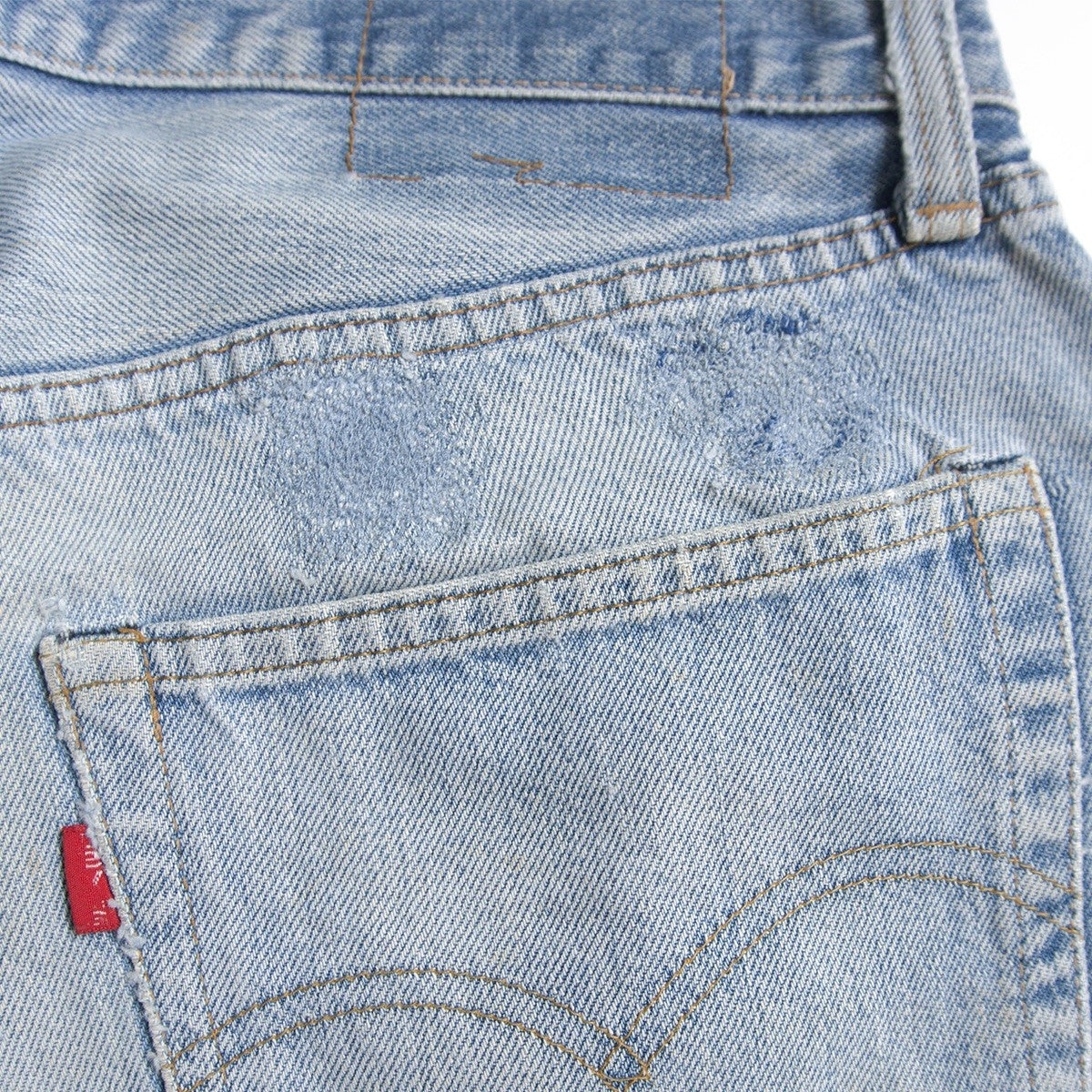 LEVI'S Vintage 501 66 Late Red Tab Denim Jeans Size 33×36