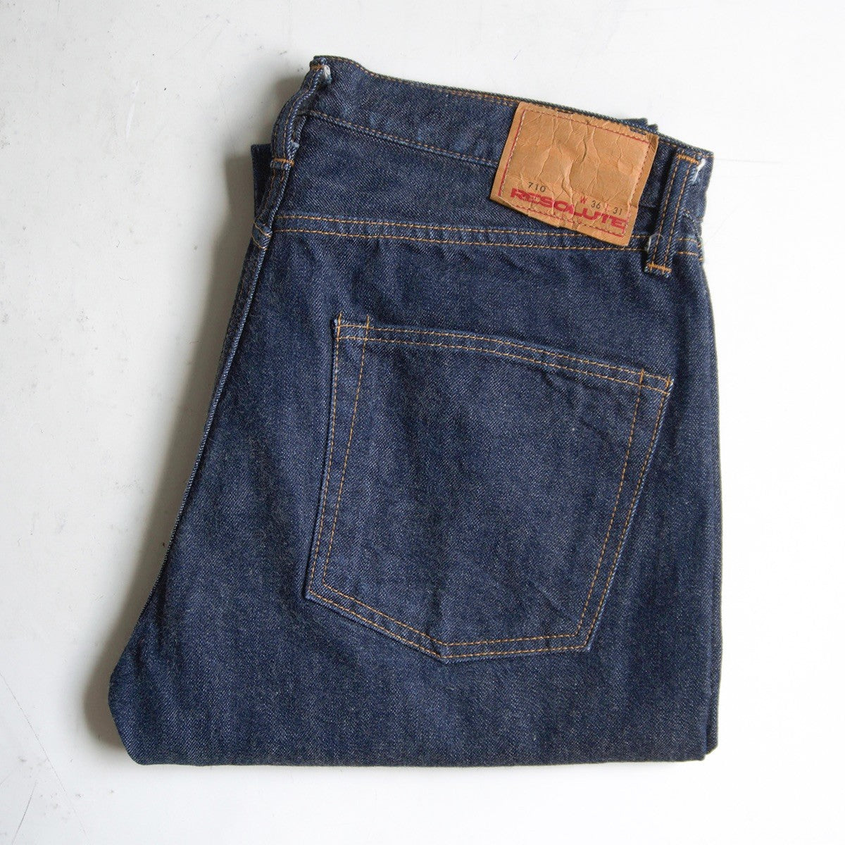 RESOLUTE 710 Tapered Denim Jeans Made in Japan Size 36×31