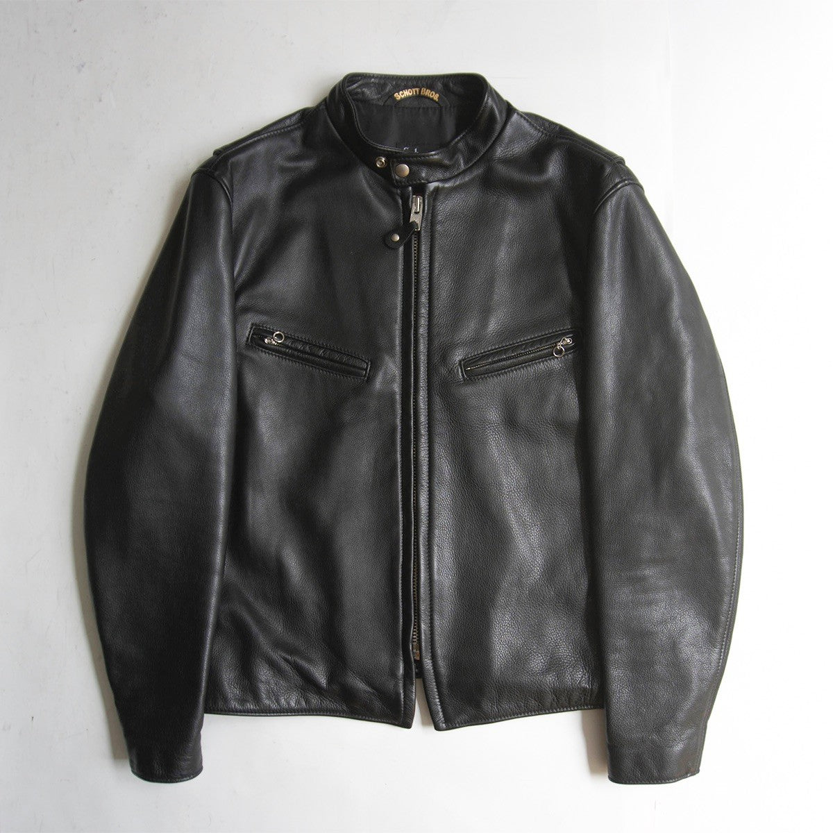 SCHOTT 541XX Grained Leather Single Jacket Black Size 44