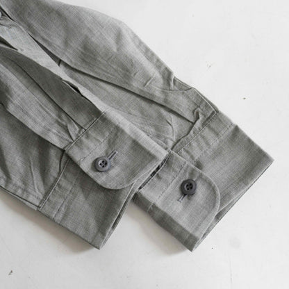 ISSEY MIYAKE Pleated Long Sleeve Shirt Gray Size M