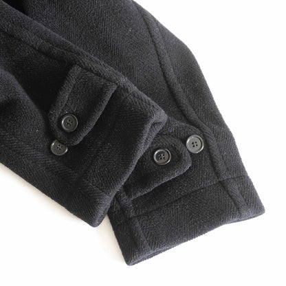Mallalieus Fabric INVERTERE Duffle Coat Black Size 38