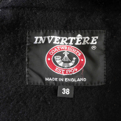 Mallalieus Fabric INVERTERE Duffle Coat Black Size 38