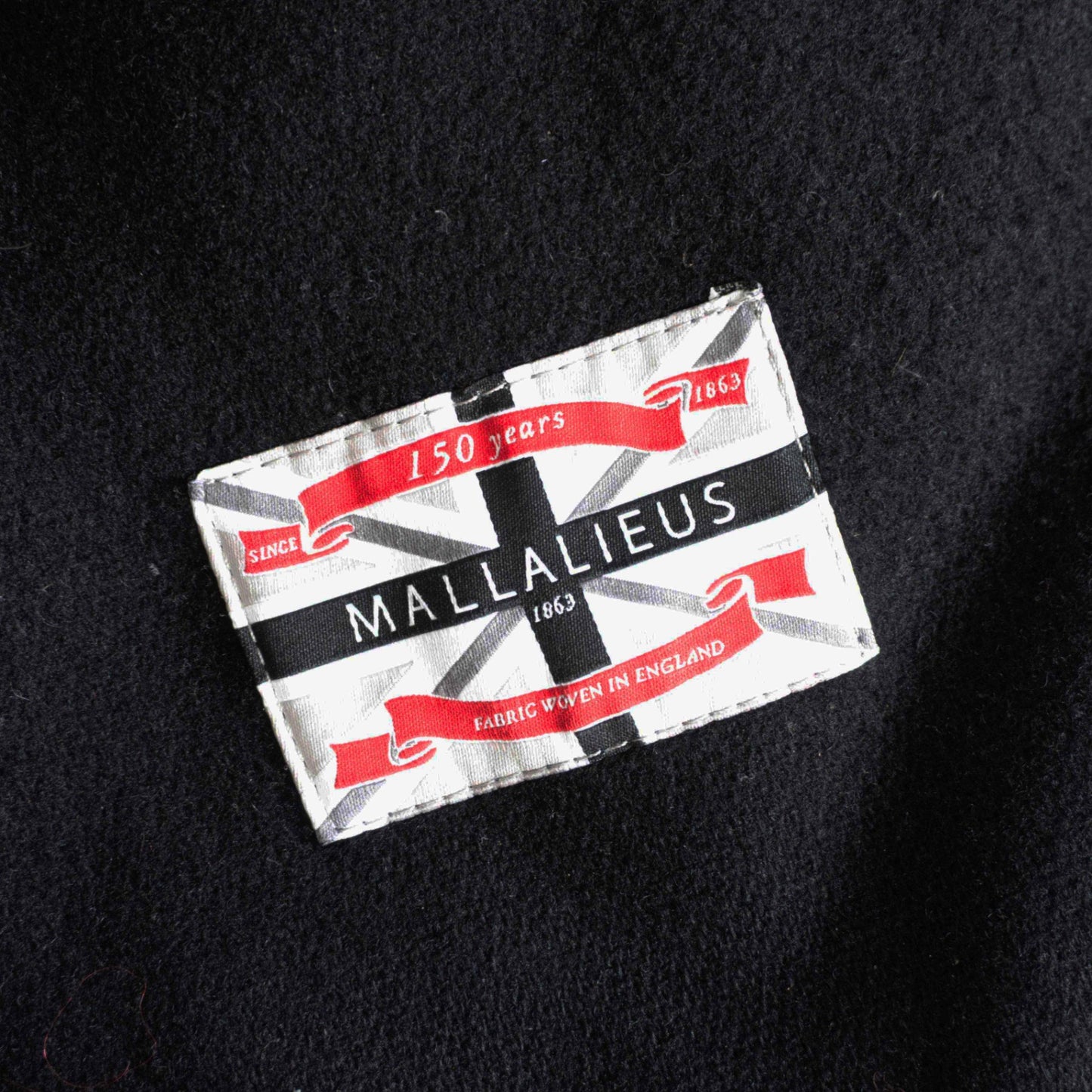 Mallalieus Fabric INVERTERE Duffle Coat Black Size 38