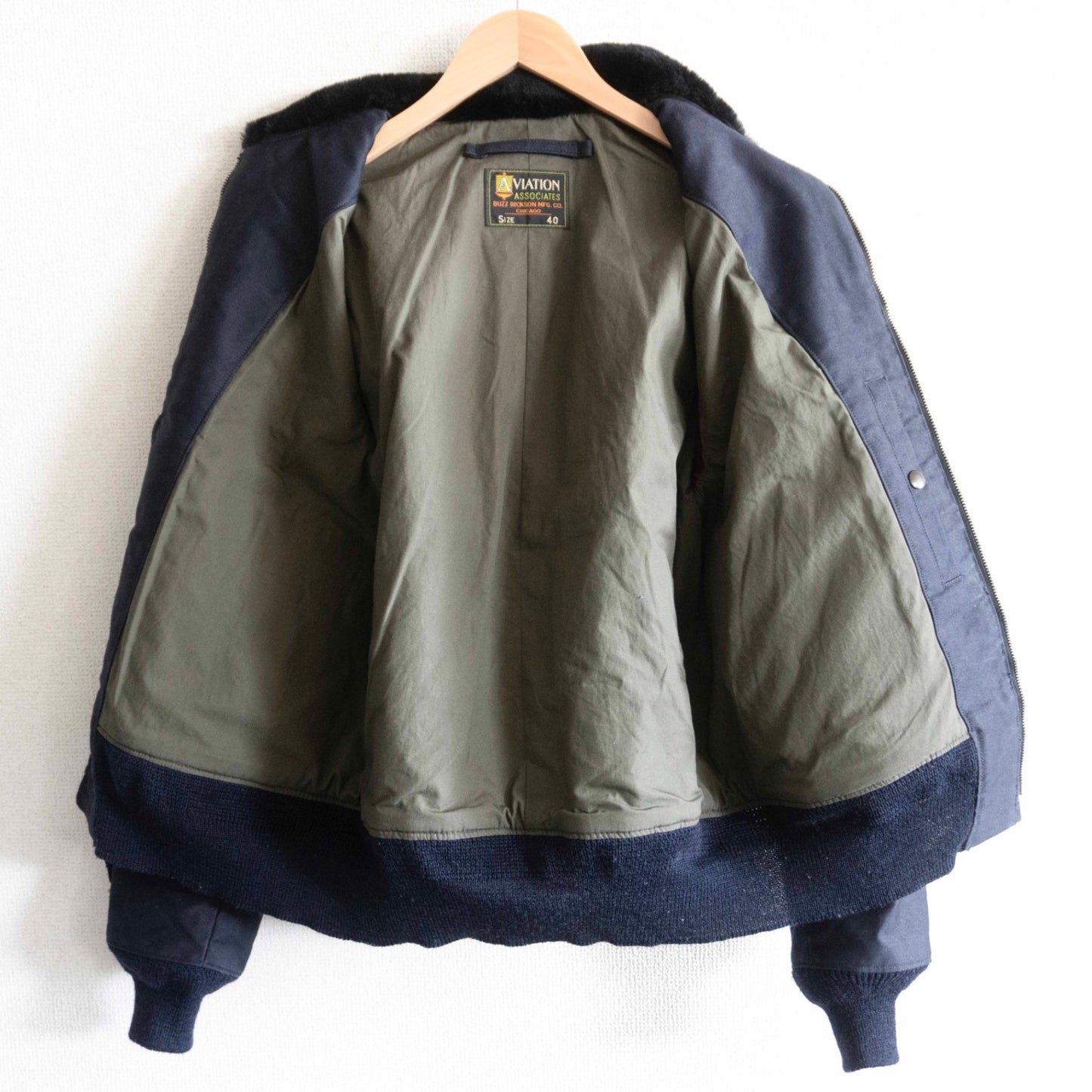 BUZZ RICKSON BR13584 G-1 Jungle Cloth Flight Jacket Size 40