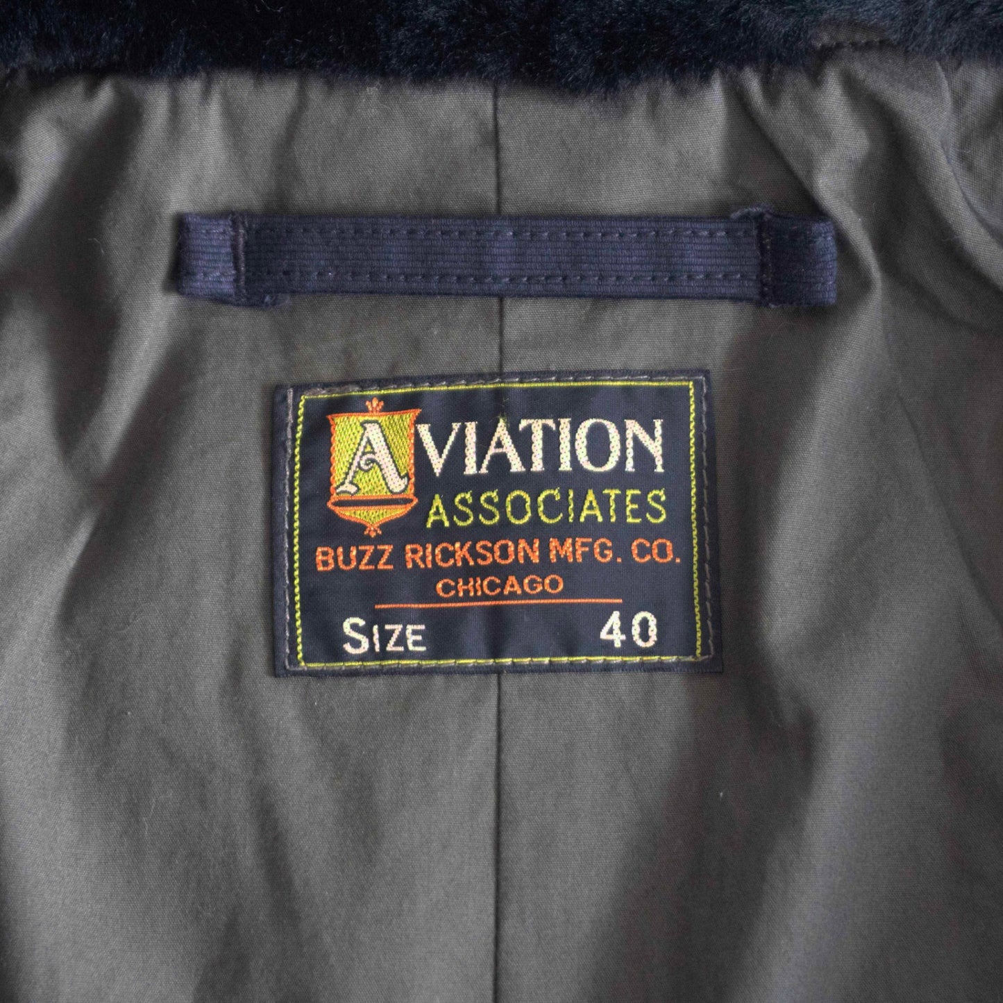 BUZZ RICKSON BR13584 G-1 Jungle Cloth Flight Jacket Size 40