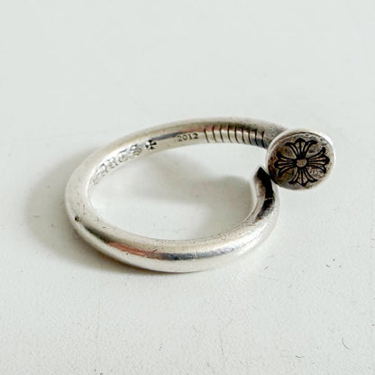 CHROME HEARTS NAIL FLAT RING Silver 925 Size ONE SIZE