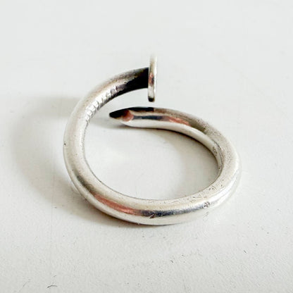 CHROME HEARTS NAIL FLAT RING Silver 925 Size ONE SIZE
