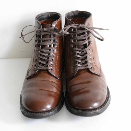 ALDEN BLUE BLUE Munson Cigar Cordovan Boots Size 9D