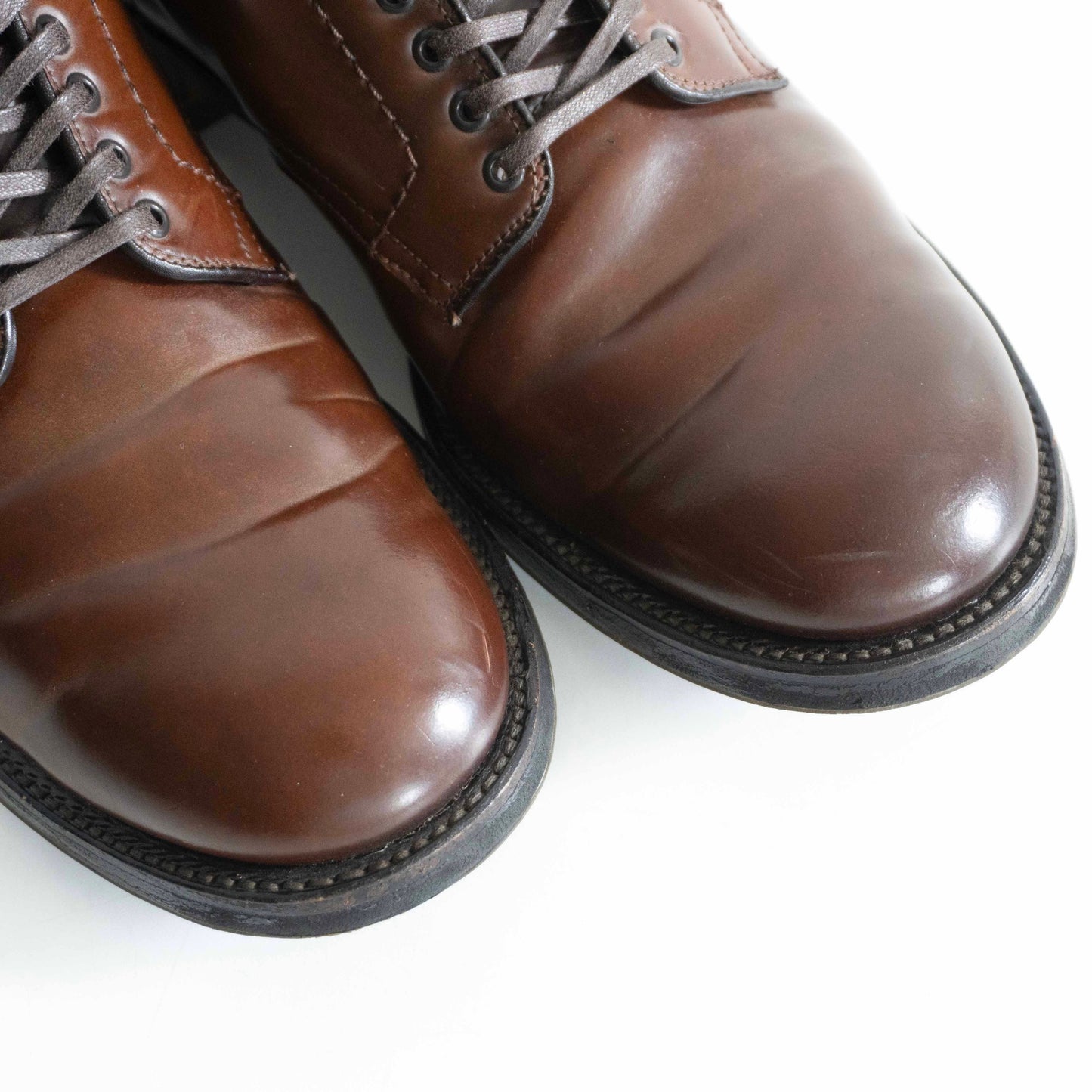 ALDEN BLUE BLUE Munson Cigar Cordovan Boots Size 9D