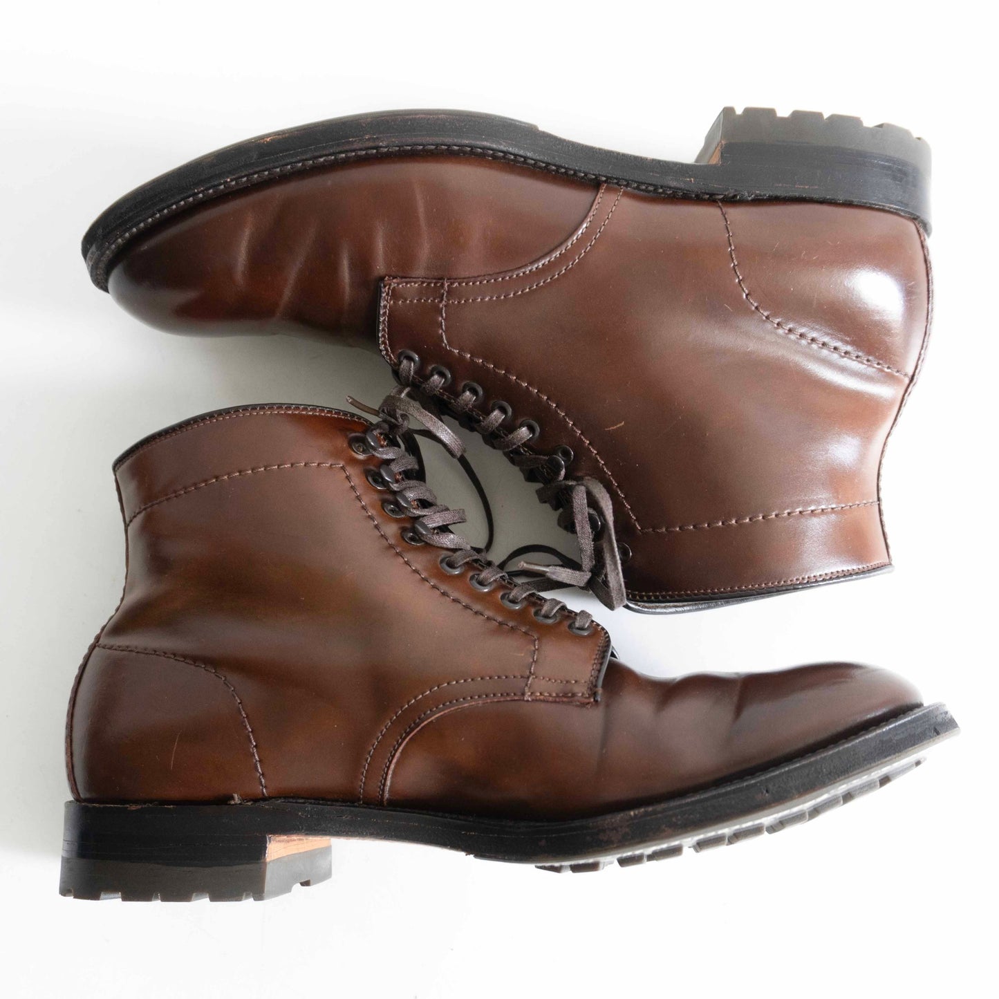 ALDEN BLUE BLUE Munson Cigar Cordovan Boots Size 9D
